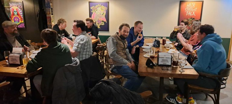 End of year drink social