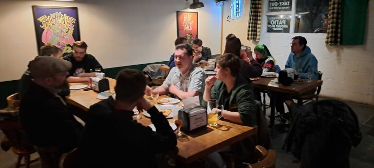 End of year drink social