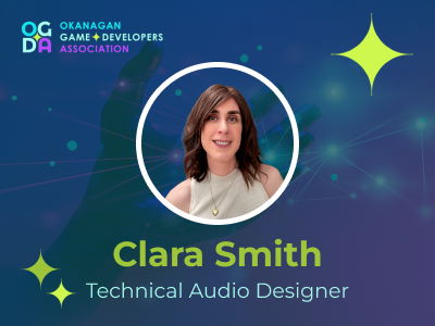 Speaker card for Clara Smith, Technical Audio Designer